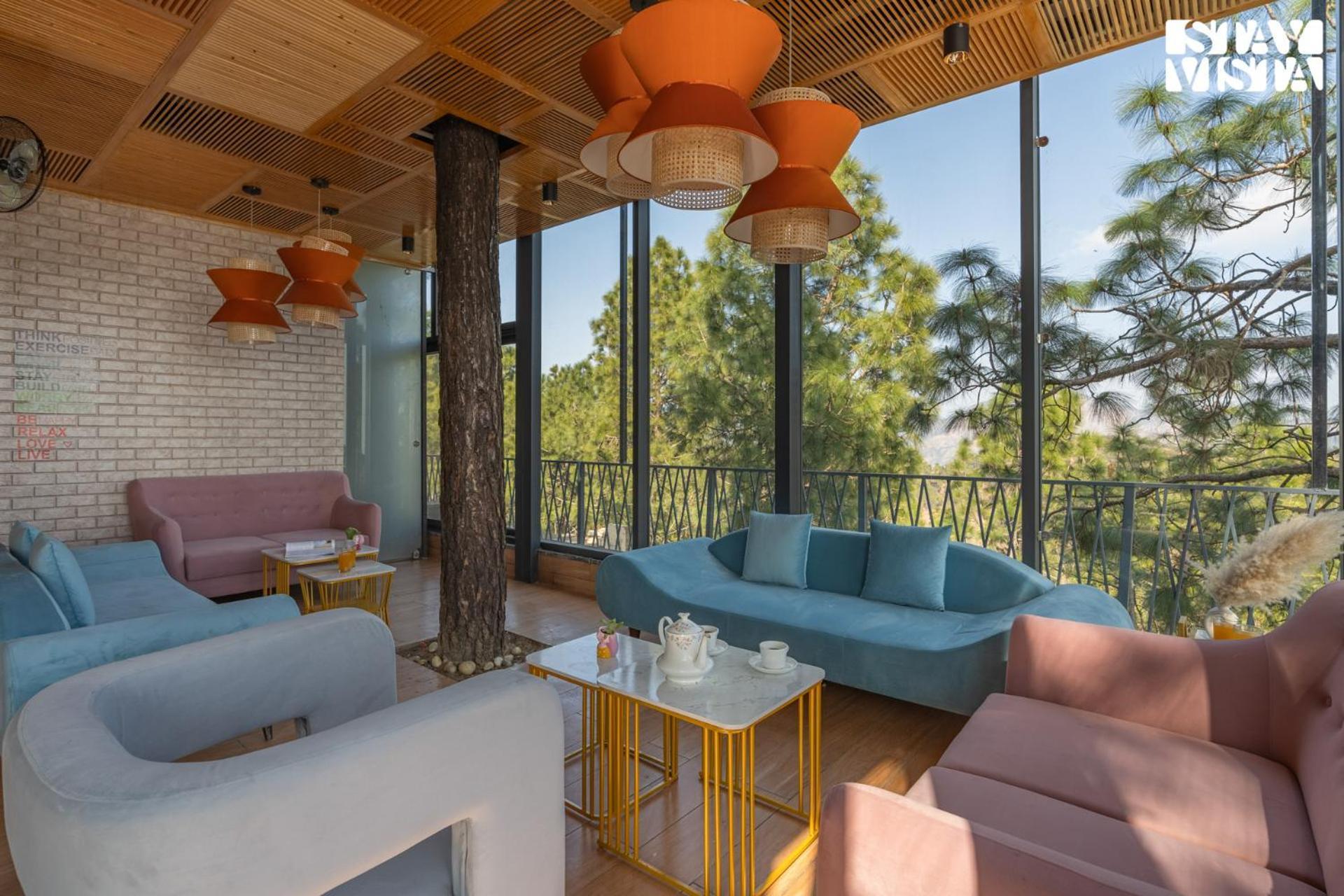 Stayvista At Serene With Outdoor Bonfire Barog Exterior photo