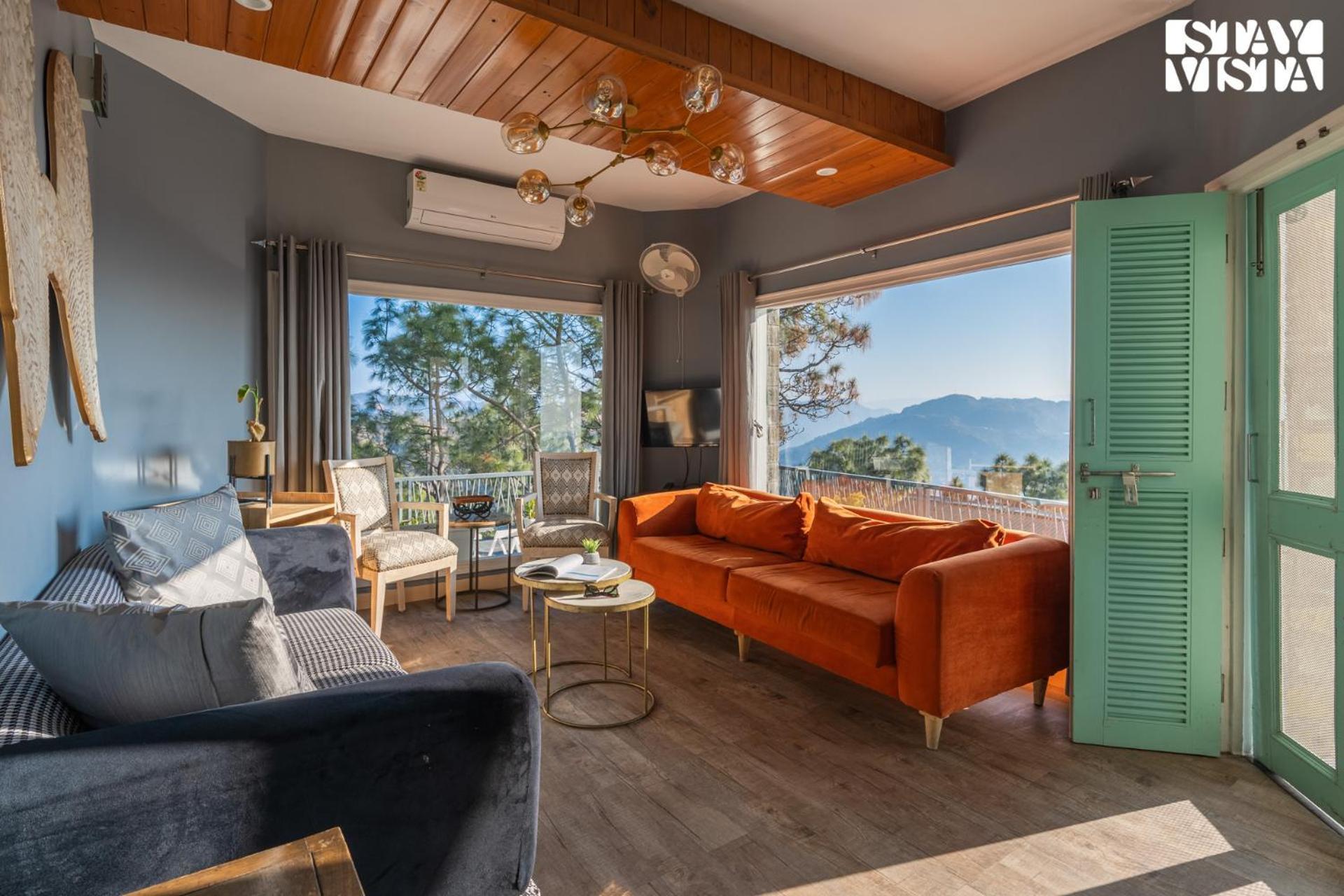 Stayvista At Serene With Outdoor Bonfire Barog Exterior photo