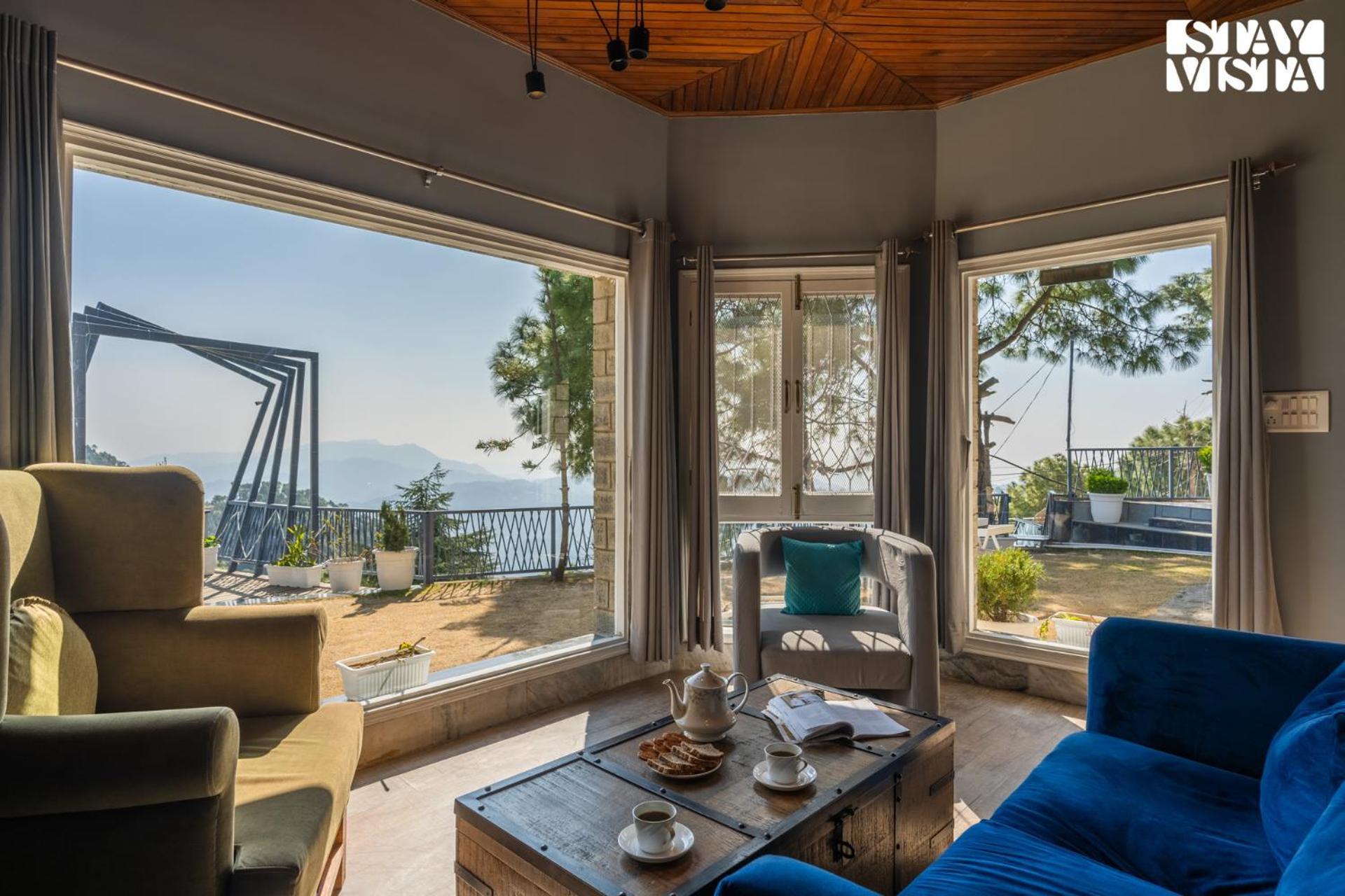 Stayvista At Serene With Outdoor Bonfire Barog Exterior photo